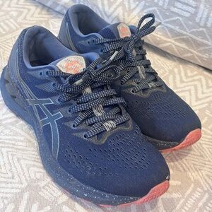 ASICS Women's Gel-Kayano 28 Athletic Running Shoes Peacoat/Pure Silver US 8